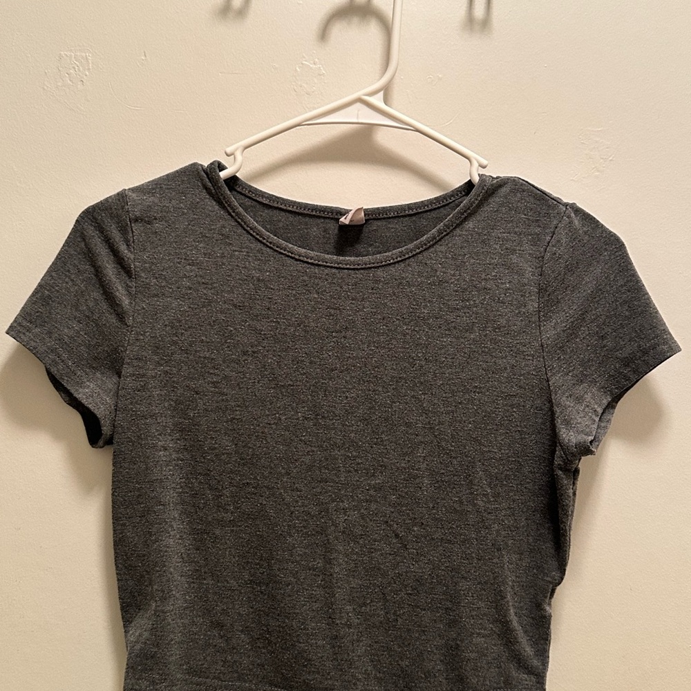 H&M Light Gray Women's Crop Top